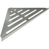 Hayman Aluminium Corner Shelf 346mm - Brushed Silver