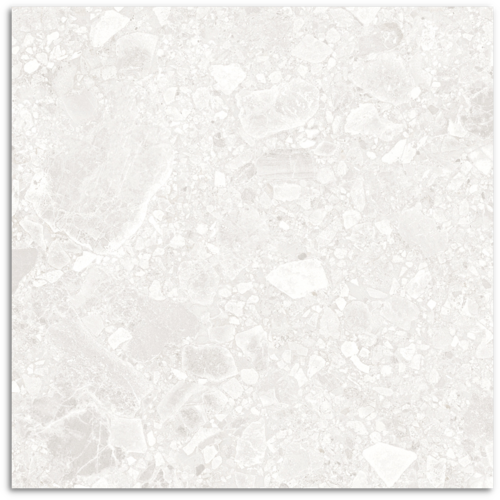 Studio Terrazzo White External Tile 600x600