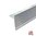 Light Balcony Aluminium Trim 10mm x 3m (Plain)