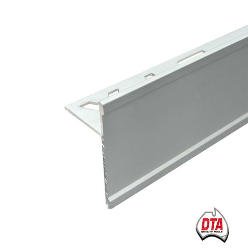 Light Balcony Aluminium Trim 10mm x 3m (matt Silver)