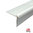 Vinyl Landing Edge 6mm x 3.66m (Matt Silver)