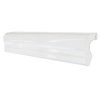 Ceramic Capping Tile - White Gloss 40x197