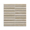 Archistone Natural Travertine Fluted Matt Mosaic 299x290