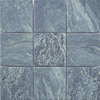 Alpi Earth Blue Matt Tile 97x97